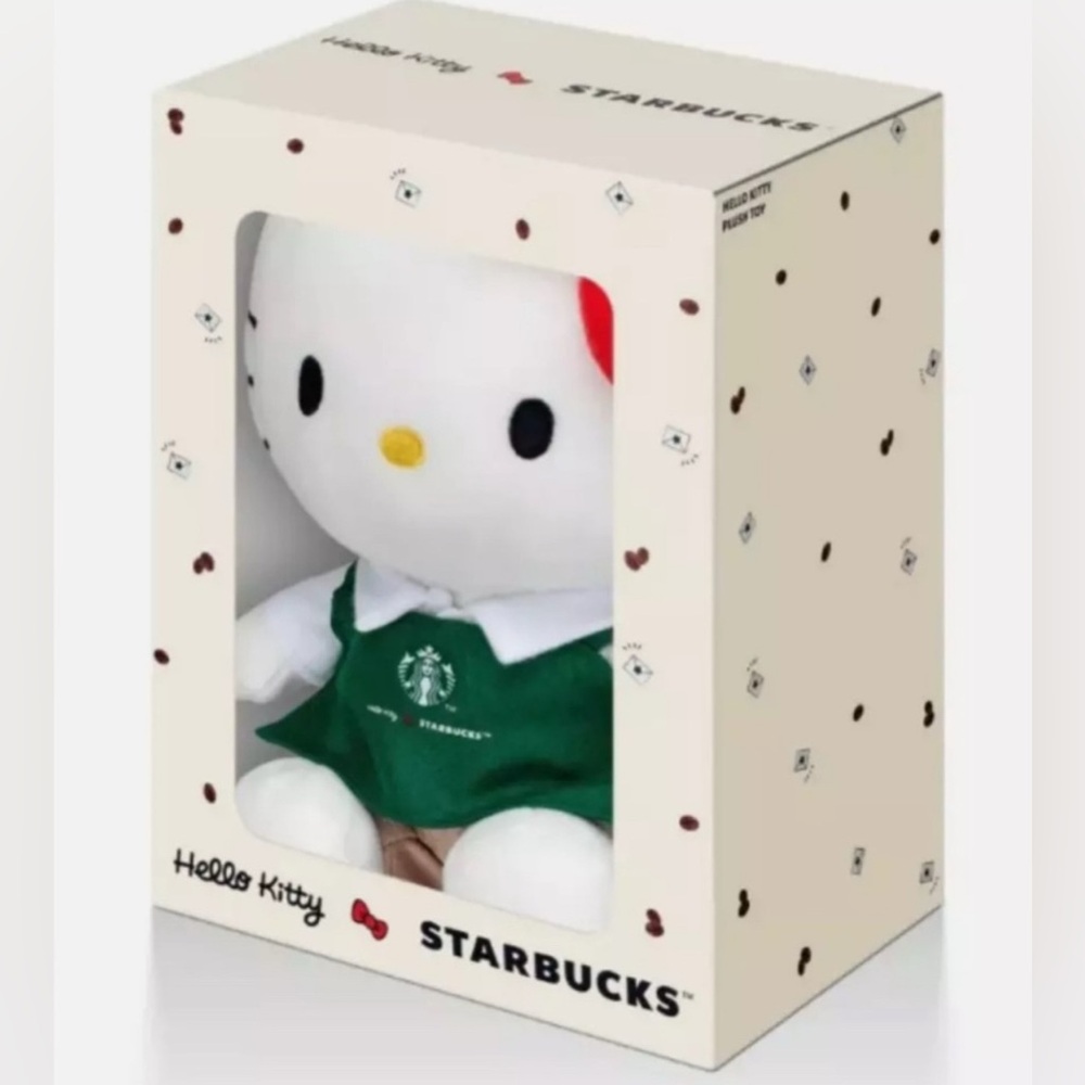 Limited Edition Starbucks x Hello Kitty Plush - New in Box